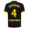 Officiële Voetbalshirt Borussia Dortmund N. Schlotterbeck 4 Uit 2023-24 - Heren